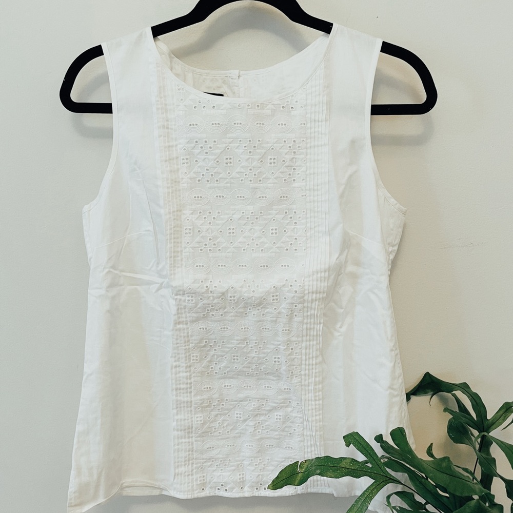 Talbots White Tank